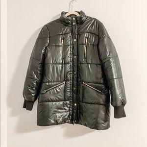 Tory Burch Black Puffy Coat